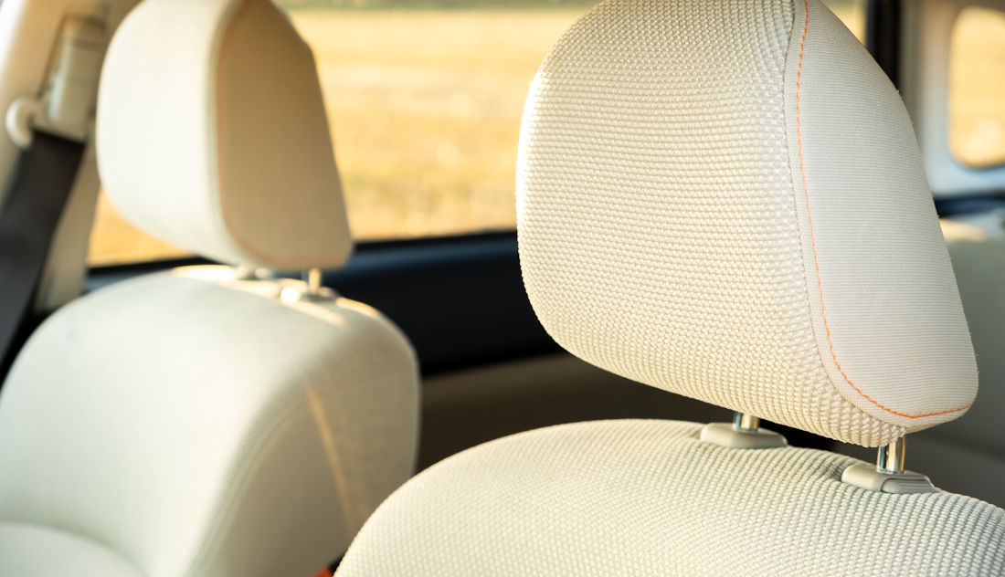 upholstery of car interior