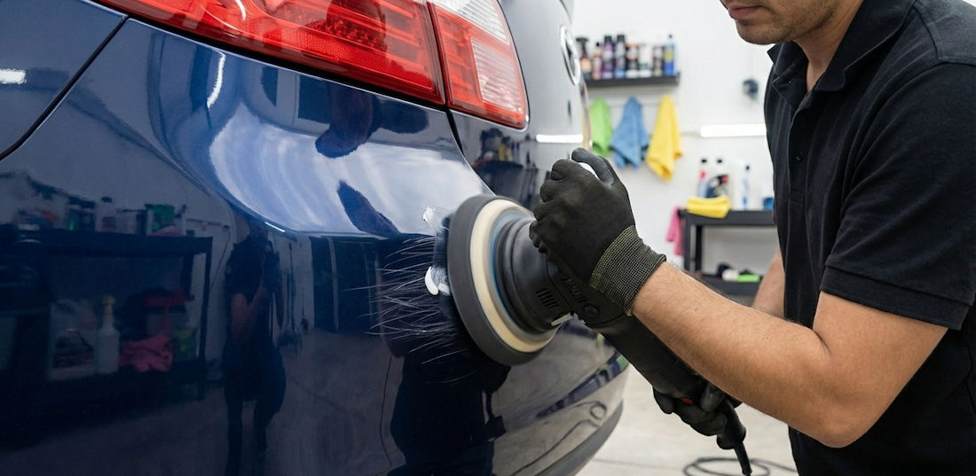 buffing out scratches on car