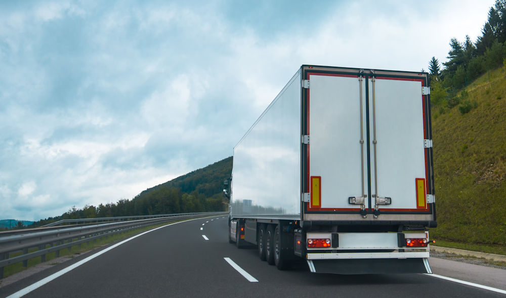 big truck on the highway