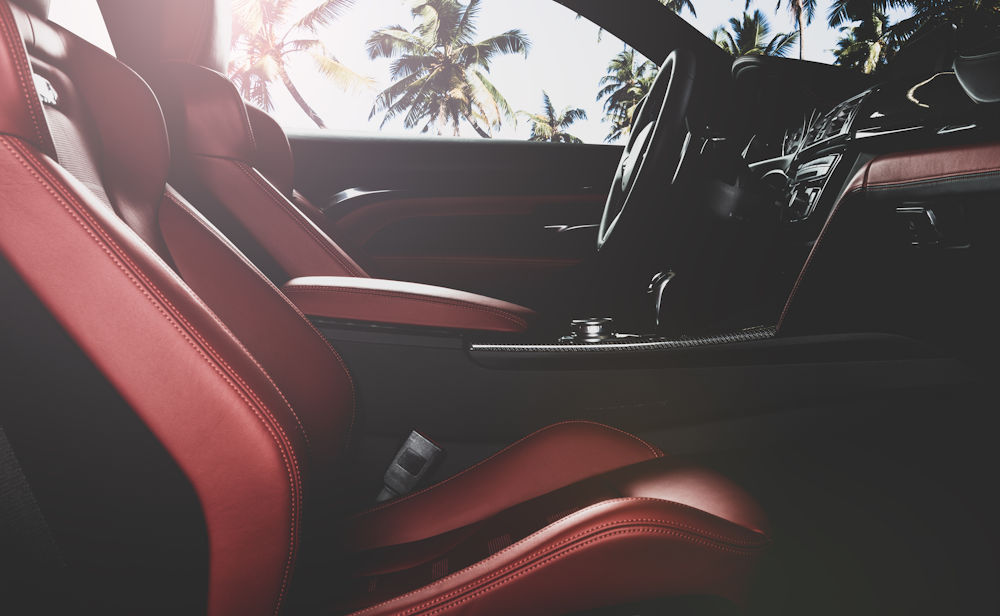 clean red interior